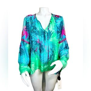 🩵HP🩵Hale Bob Silk Blouse